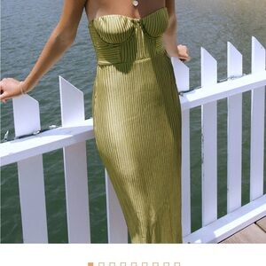 Kinds of love maxi green dress